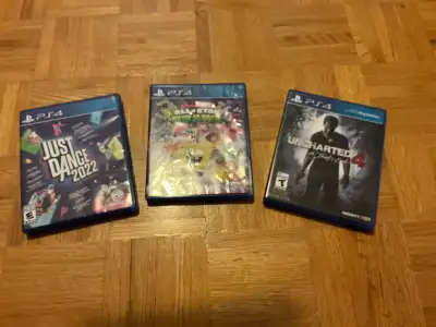 Sony PS4 Games - Uncharted, Brawl Stars & Just Dance, View more