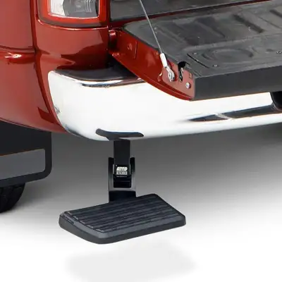 AMP Research 75306-01A Bed Step Retractable Bumper Step Fits - 2009-2018 Ram 1500 2010-2018 Ram 2500...