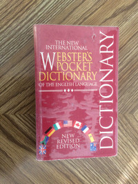 The New International Webster’s Pocket Dictionary of the English