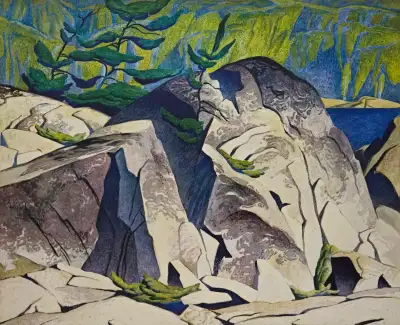 A.J. Casson “Rock Cluster" Lithograph appraised at $1200, View more