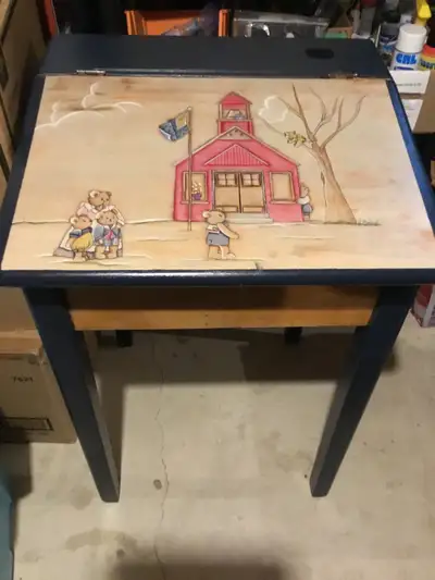 Beautiful Vintage Desk For Child, Estate Sale, View more