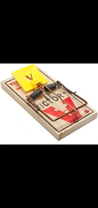 Victor Wooden Mouse Snap Trap ,new,