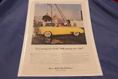 1948 Studebaker Convertible  Original Ad, View more