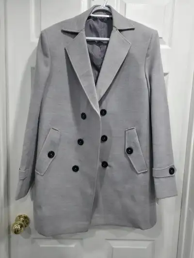 ZARA Long Coat for MEN in GREY, View more