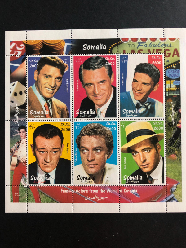 TIMBRES FEUILLET, SOMALIE 2000, CINÉMA. dans Art et objets de collection  à Longueuil/Rive Sud