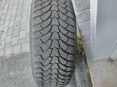 17" snows P265/70R17 on steel rims . Lots of tread. Off f150, 6 bolt pattern