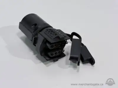 Trailer wiring adapter that converts a 7-way blade truck trailer plug to 4-pin or 5-pin flat trailer...