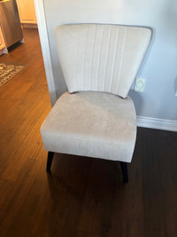 Microsuede side chair - set of two