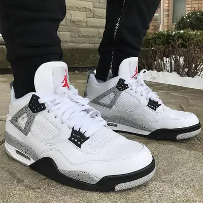 Jordan 4 White Cement Size 4y to 7y, View more