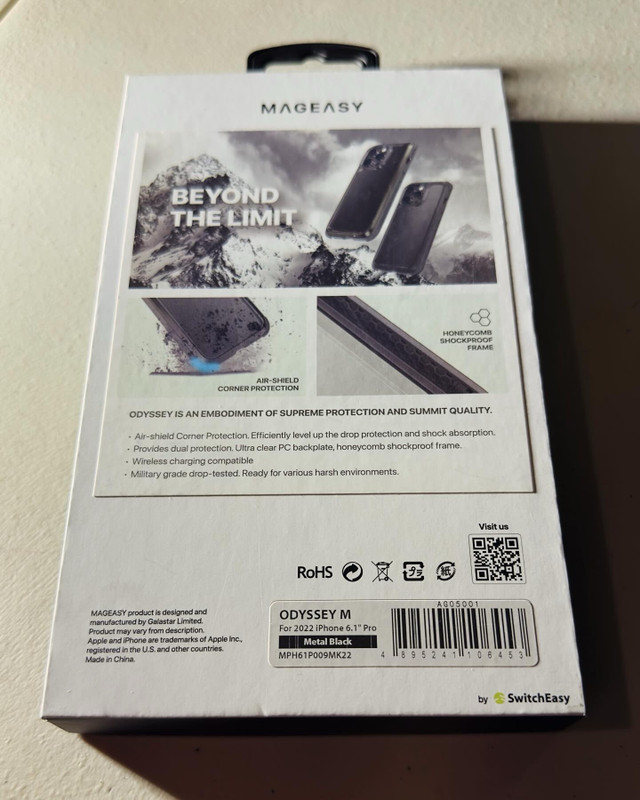 [$25] - MAGEASY ODYSSEY M CASE 4 2022 iPhone 14 Pro 6.1 in Cell Phone Accessories in Markham / York Region - Image 2