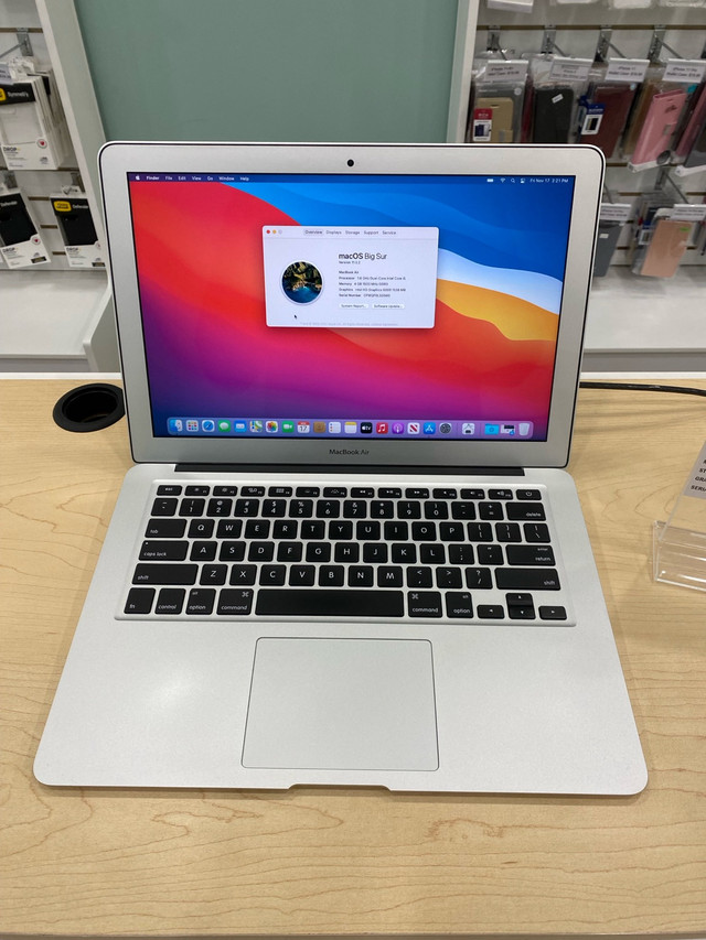 Apple MacBook Air 13” i5/4GB/128GB with Warranty  in Laptops in Mississauga / Peel Region