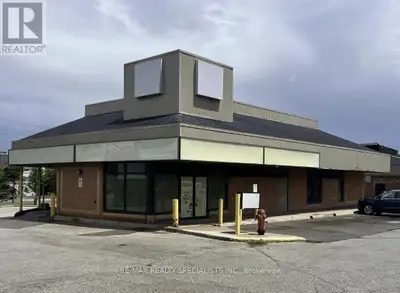Commercial unit available for lease in Brampton, at the high-visibility corner of Dixie Road and Que...