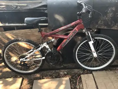 BURNER Duel Suspension Shimano 21 speed, Frame Size 16" Bike, View more