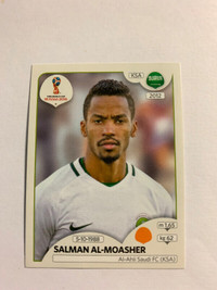 2018 PANINI FIFA WORLD CUP RUSSIA S. AL-MOASHER #65 SAUDI ARABIA