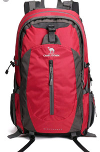 Camel Electron 40L waterproof hiking backpack - Red color
