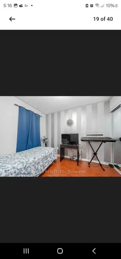 Private bedroom available upstairs
