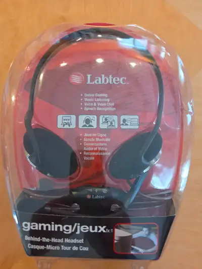 Brand New 2004 Labtec Stereo 342 Stereo Headset with Microphone 980232-403 Pickup Only First come fi...