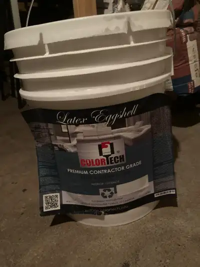 New White Latex Paint 5 Gallons    ~     $75, View more