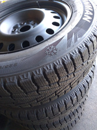 Four 17" Snow Tires on Rims