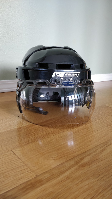 Bauer Men's XL Hockey Helmet with Visor *Price Negotiable* in Hockey in Nanaimo