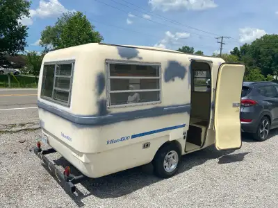 I am looking to buy a fixer-upper small fiberglass trailer like a Boler or Trillium or even a small...