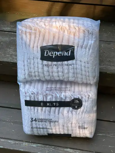 Depend Underwear for Women – Size XL, View more
