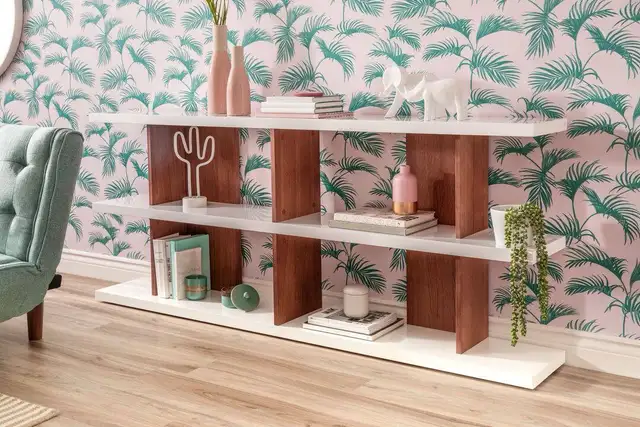 White & Wood Bookshelf / Storage Unit in Storage & Organization in City of Toronto - Image 2