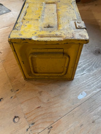 Vintage 1942 Steel Ammo Box