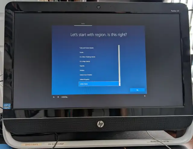 HP Pavilion 23 All-in-One Desktop PC Model 23-b219cter in Desktop Computers in City of Montréal - Image 3