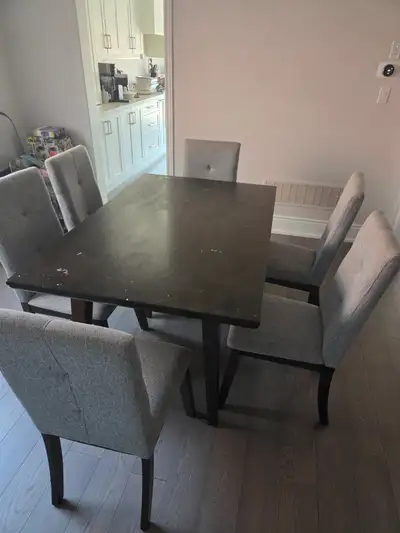 Used- Chelsea 7 Piece Dining Room Set (The Brick), View more