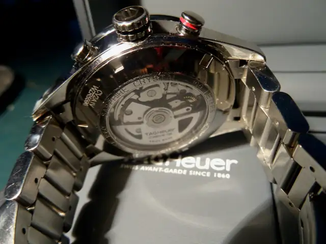 TAG HEUER BLEU CARRERA CALIBRE 16 in Jewellery & Watches in City of Montréal - Image 5