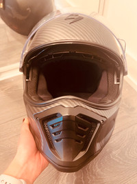 Scorpion EXO-HX1 Taktic Black Silver Full Face Helmet - L