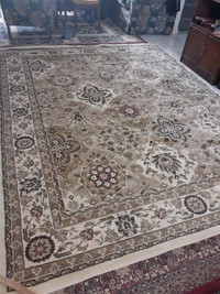 Oriental design beige colour carpet
