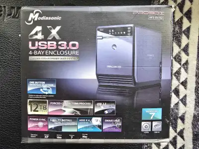 Hard drive Enclosure 4-bay, View more