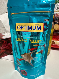 Optimum micro pellet fish food 50g