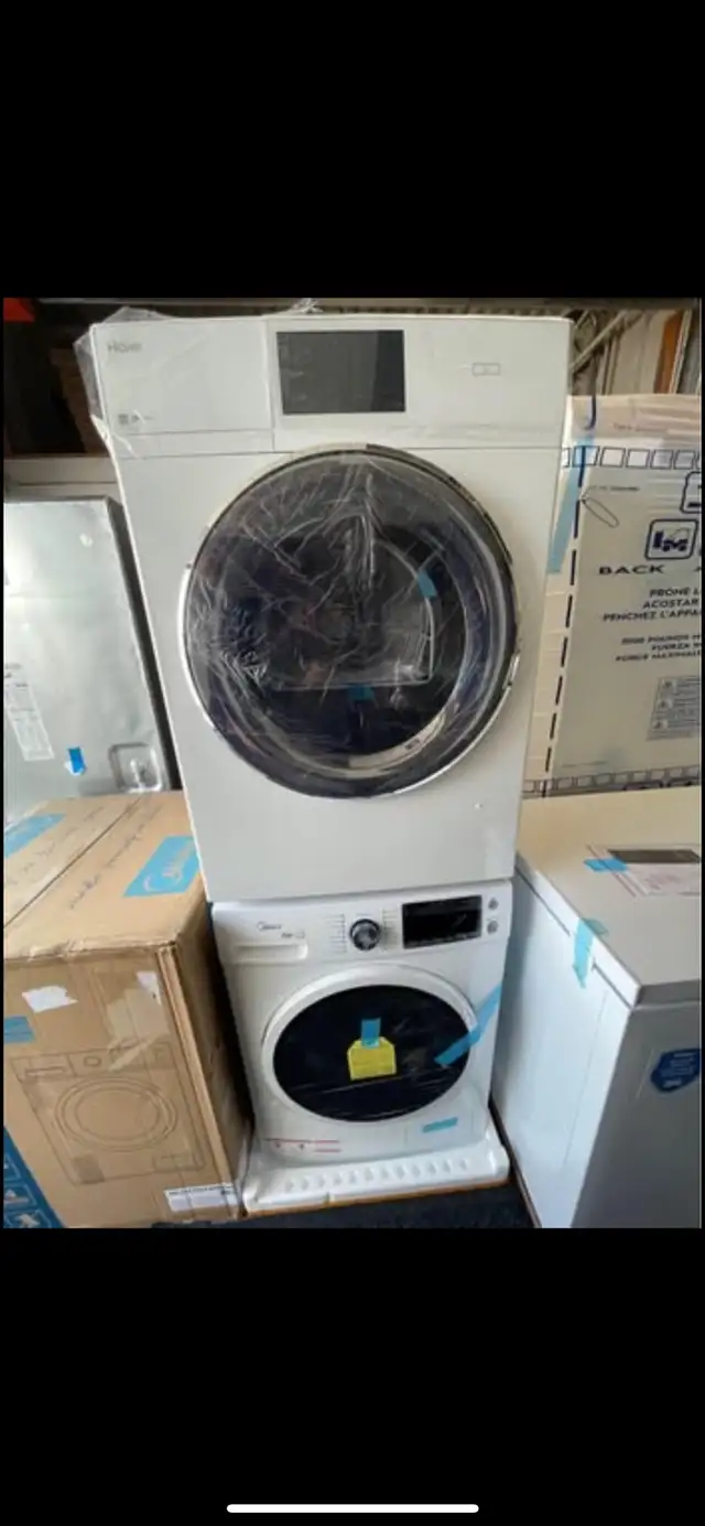 NEW 24” Front Load Washer & Dryer (Stackable) DRYER NEW IN BOX in Washers & Dryers in London - Image 4