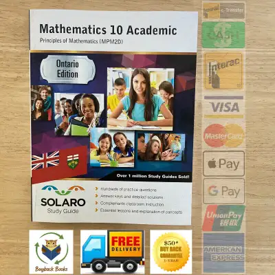 Ontario GRADE 10 MATH Full Detailed Step by Step Solutions, View more