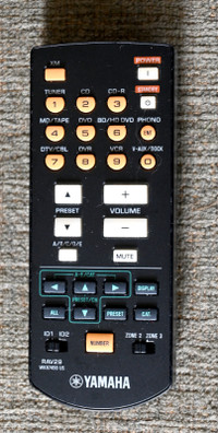 Yamaha Bluray Player Remote Control RAV29 WK67450US
