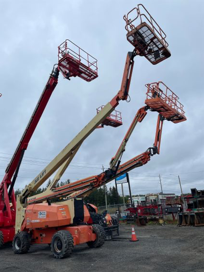 PLEASE CONTACT FOR PRICE AND MORE INFO- ALL SIZE BOOMS AVAILABLE - 30FT- 185FT FULLY SERVICED AND IN...