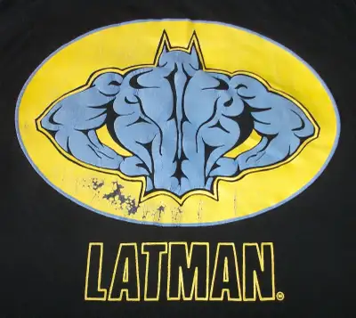 RARE: Vintage, LATMAN, Muscle-Shirt, Used., View more