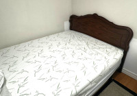 Moving Out Sale - Queen size Bed & Mattress with Box spring