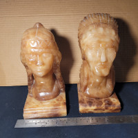 Indigenous items  carvings decorative totem poes