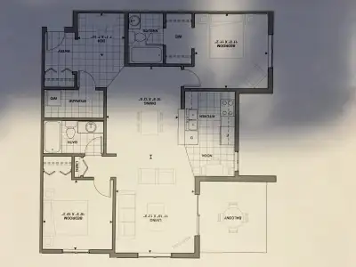 South side 2bdr, 2 br condo in Edmonton. 5 appliances, AC, in-suite laundry, under ground secure par...