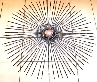Nail / Brutalist Art Wall Hanging Sculpture  - Ron Schmidt  OBO, View more
