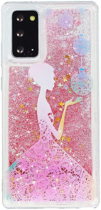Samsung Galaxy S20 - Clear Protective Case - Glitter Quicksand