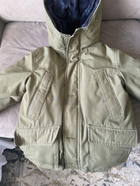 Boys Gap Green Winter Jacket Size Medium Fits 8-9 Year old