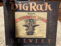 Big Rock Brewery Wood Laminate Sign 18x22"
