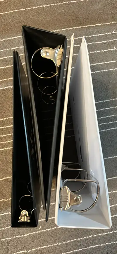 3 Ring Binders different sizes, View more