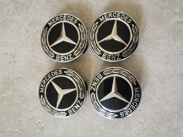 Mercedes-Benz  Black Center Cap only fit OEM rims in Other Parts & Accessories in Markham / York Region