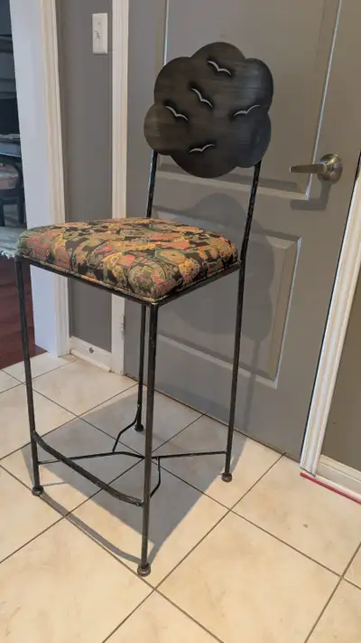 new iron rod high stool chair, View more